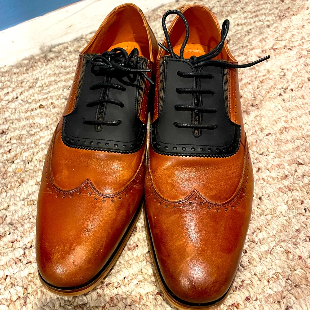 Mens dress shoes-brown